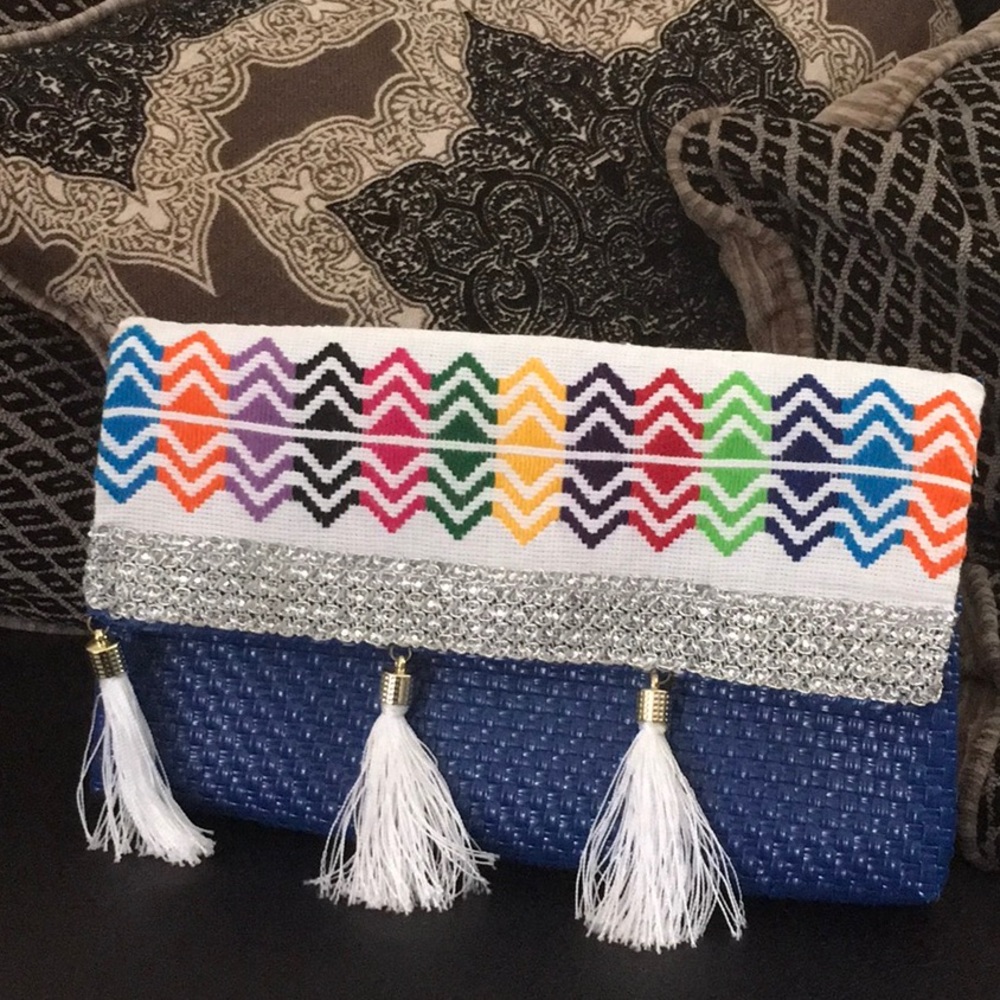 Mexican Hand made Clutch Purse